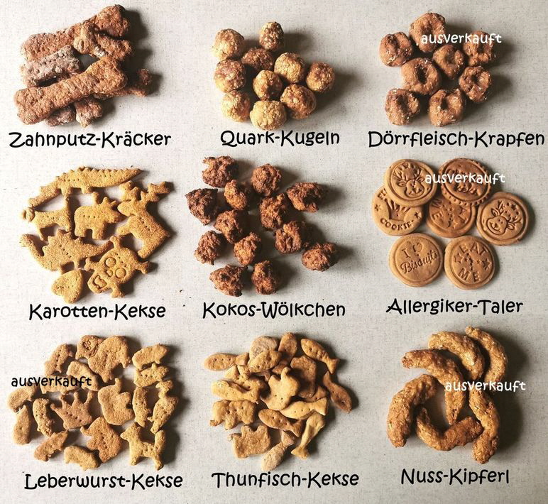Hundekekse-Beispiele Hundekekse-Beispiele